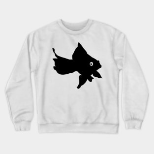 Goldfish Fish Black Silhouette Animal Pet Cool Style Crewneck Sweatshirt